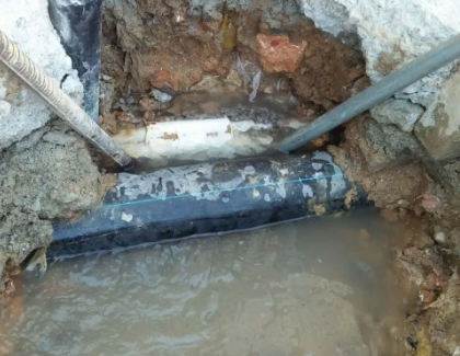 绥滨测漏水之水管漏水
